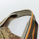 GUCCI GG Crystal Tote Bag Coated Canvas Beige 189669 Auth 188731-14
