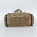 GUCCI GG Crystal Tote Bag Coated Canvas Beige 189669 Auth 188731-5