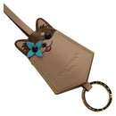 LOUIS VUITTON Monogram Reverse Bag Charm LV Dog Bag Charm M02323 LV Auth 188734M-17