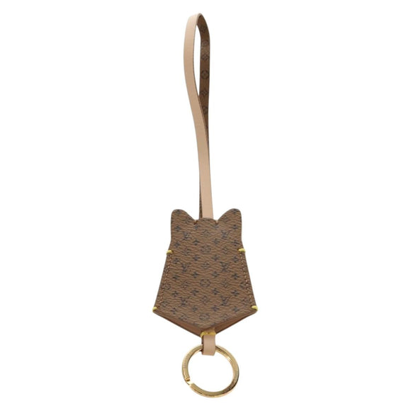 LOUIS VUITTON Monogram Reverse Bag Charm LV Dog Bag Charm M02323 LV Auth 188734M