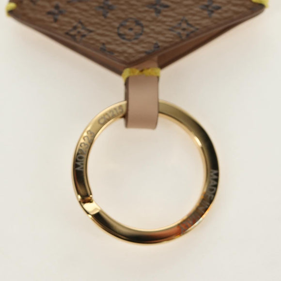 LOUIS VUITTON Monogram Reverse Bag Charm LV Dog Bag Charm M02323 LV Auth 188734M