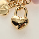 LOUIS VUITTON Micro Charm LV Heart Bag Charm metal M01554 LV Auth 188735M-9