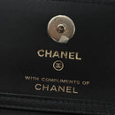 CHANEL Mini Matelasse Chain Shoulder Pouch Satin Beige Silver CC Auth 188736M-16