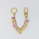 LOUIS VUITTON Porte Cles Chainne Pastille Key Holder metal M65386 Auth 188737-2