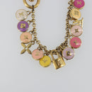 LOUIS VUITTON Porte Cles Chainne Pastille Key Holder metal M65386 Auth 188737-9