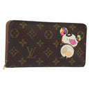 LOUIS VUITTON Monogram Panda Porte Monnaie Zip Long Wallet M61729 LV Auth 188739-1