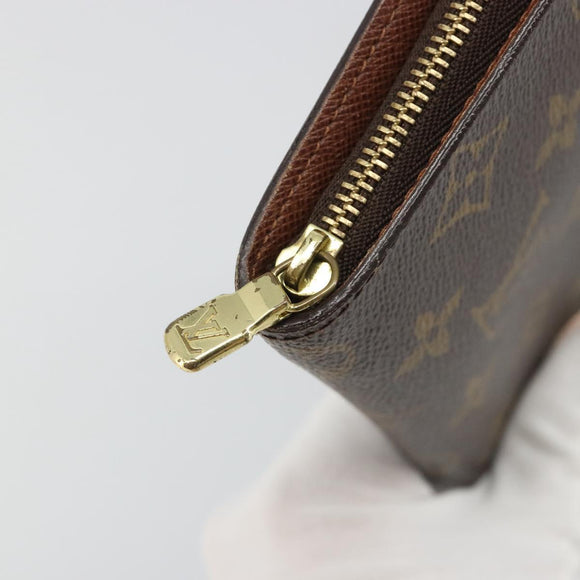 LOUIS VUITTON Monogram Panda Porte Monnaie Zip Long Wallet M61729 LV Auth 188739