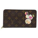 LOUIS VUITTON Monogram Panda Porte Monnaie Zip Long Wallet M61729 LV Auth 188739-13