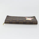 LOUIS VUITTON Monogram Panda Porte Monnaie Zip Long Wallet M61729 LV Auth 188739-6