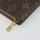 LOUIS VUITTON Monogram Panda Porte Monnaie Zip Long Wallet M61729 LV Auth 188739-14
