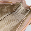 PRADA Galleria Hand Bag Safiano Leather 2way Pink Gold Auth 188752V-23
