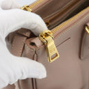 PRADA Galleria Hand Bag Safiano Leather 2way Pink Gold Auth 188752V-27