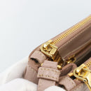 PRADA Galleria Hand Bag Safiano Leather 2way Pink Gold Auth 188752V-29