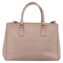 PRADA Galleria Hand Bag Safiano Leather 2way Pink Gold Auth 188752V-2