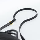 PRADA Hand Bag Nylon 2way Black Gold Auth 188755A-10