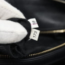 PRADA Hand Bag Nylon 2way Black Gold Auth 188755A-24