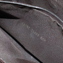 FENDI Zucca Canvas Mamma Baguette Shoulder Bag Black Brown Auth 188756SAM-11