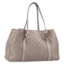 GUCCI GG Canvas Guccissima Miss GG Bag Leather Pink Silver 232957 Auth 188757V-1
