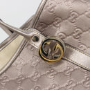 GUCCI GG Canvas Guccissima Miss GG Bag Leather Pink Silver 232957 Auth 188757V-14