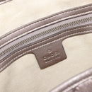 GUCCI GG Canvas Guccissima Miss GG Bag Leather Pink Silver 232957 Auth 188757V-15