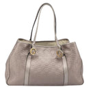 GUCCI GG Canvas Guccissima Miss GG Bag Leather Pink Silver 232957 Auth 188757V-3