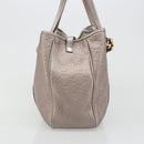GUCCI GG Canvas Guccissima Miss GG Bag Leather Pink Silver 232957 Auth 188757V-4