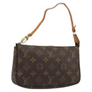 LOUIS VUITTON Monogram Pochette Accessoires Pouch M51980 LV Auth 188761-1