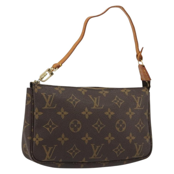 LOUIS VUITTON Monogram Pochette Accessoires Pouch M51980 LV Auth 188761