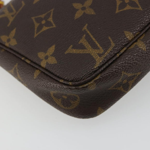 LOUIS VUITTON Monogram Pochette Accessoires Pouch M51980 LV Auth 188761
