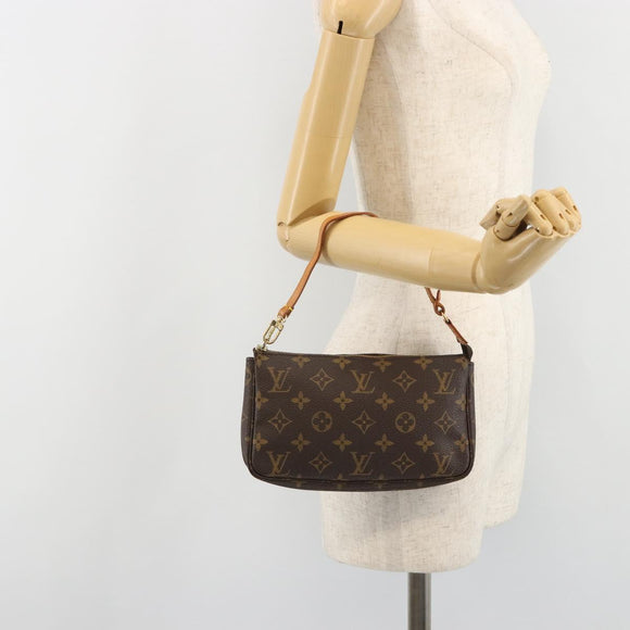 LOUIS VUITTON Monogram Pochette Accessoires Pouch M51980 LV Auth 188761