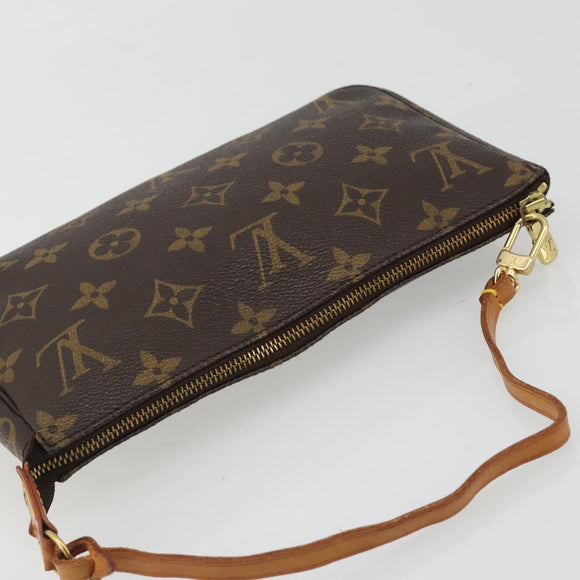 LOUIS VUITTON Monogram Pochette Accessoires Pouch M51980 LV Auth 188761