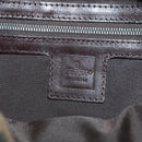 FENDI Zucca Canvas Mamma Baguette Shoulder Bag Black Brown Auth 188763SAM-21