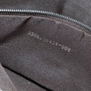 FENDI Zucca Canvas Mamma Baguette Shoulder Bag Black Brown Auth 188763SAM-11