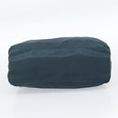 PRADA Hand Bag Nylon Green Silver Auth 188780-9