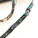 PRADA Hand Bag Safiano Leather 2way Multicolor Silver Auth 188781M-11