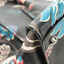 PRADA Hand Bag Safiano Leather 2way Multicolor Silver Auth 188781M-16