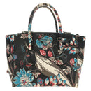 PRADA Hand Bag Safiano Leather 2way Multicolor Silver Auth 188781M-2