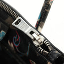 PRADA Hand Bag Safiano Leather 2way Multicolor Silver Auth 188781M-21