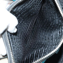 PRADA Hand Bag Safiano Leather 2way Multicolor Silver Auth 188781M-22