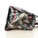PRADA Hand Bag Safiano Leather 2way Multicolor Silver Auth 188781M-5