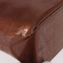 LOUIS VUITTON Monogram Vernis Reade PM Hand Bag Bronze M91146 LV Auth 188785-9
