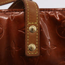 LOUIS VUITTON Monogram Vernis Reade PM Hand Bag Bronze M91146 LV Auth 188785-10