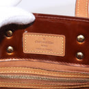 LOUIS VUITTON Monogram Vernis Reade PM Hand Bag Bronze M91146 LV Auth 188785-17