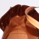 LOUIS VUITTON Monogram Vernis Reade PM Hand Bag Bronze M91146 LV Auth 188785-18
