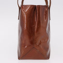 LOUIS VUITTON Monogram Vernis Reade PM Hand Bag Bronze M91146 LV Auth 188785-3