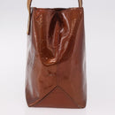 LOUIS VUITTON Monogram Vernis Reade PM Hand Bag Bronze M91146 LV Auth 188785-4