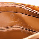 LOUIS VUITTON Monogram Vernis Houston Hand Bag Bronze M91122 LV Auth 188786A-9