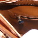 LOUIS VUITTON Monogram Vernis Houston Hand Bag Bronze M91122 LV Auth 188786A-21