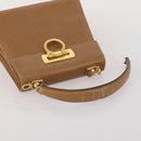 Salvatore Ferragamo Gancini Hand Bag Leather 2 Set Black Brown Auth 188787-14