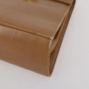 Salvatore Ferragamo Gancini Hand Bag Leather 2 Set Black Brown Auth 188787-18